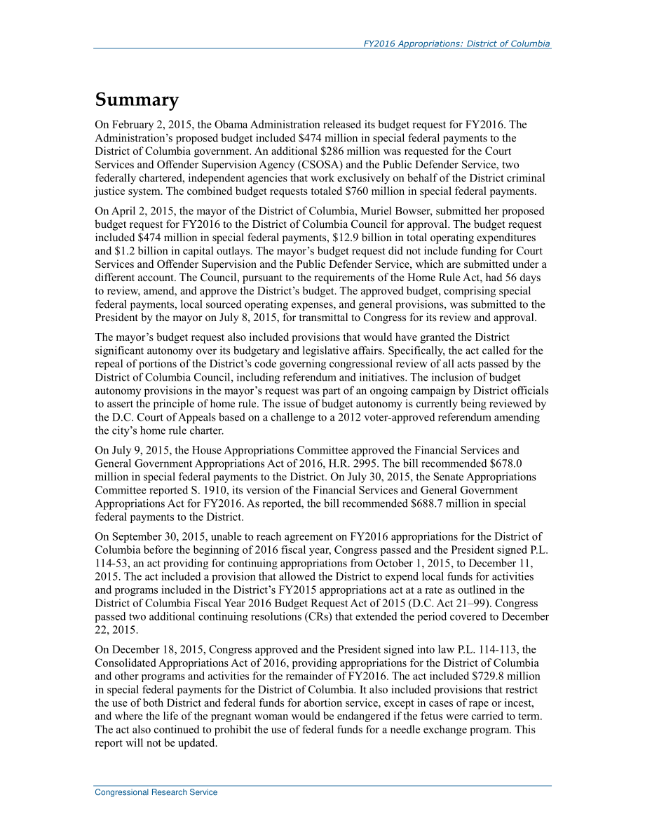 [20160908]R44030_2016财年拨款：哥伦比亚特区.pdf_第2页
