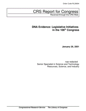 [20010126]RL30694_DNA证据：第106届国会的立法举措.pdf