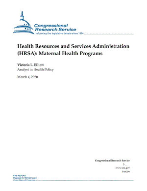 [20200304]R46256_卫生资源和服务管理局（HRSA）：产妇保健计划 .pdf