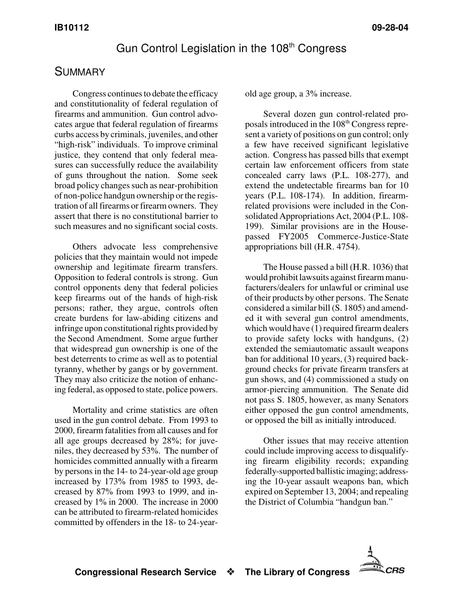 [20040928]IB10112_第108届国会枪支管制立法.pdf_第3页