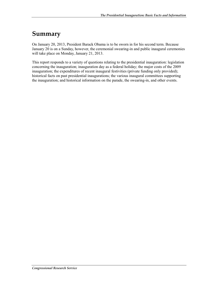 [20130109]R42891_总统就职典礼：基本事实和信息.pdf_第2页