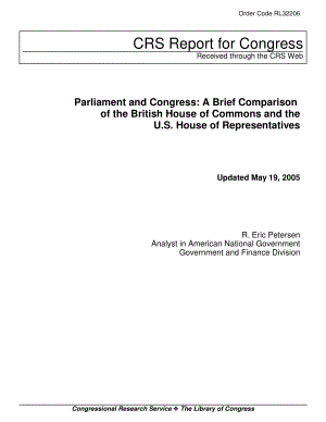 [20050519]RL32206_议会和国会：英国下议院与美国众议院的简要比较.pdf