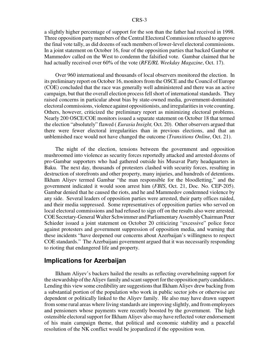 [20031105]RS21661_阿塞拜疆2003年总统选举和继任：对美国利益的影响.pdf_第3页