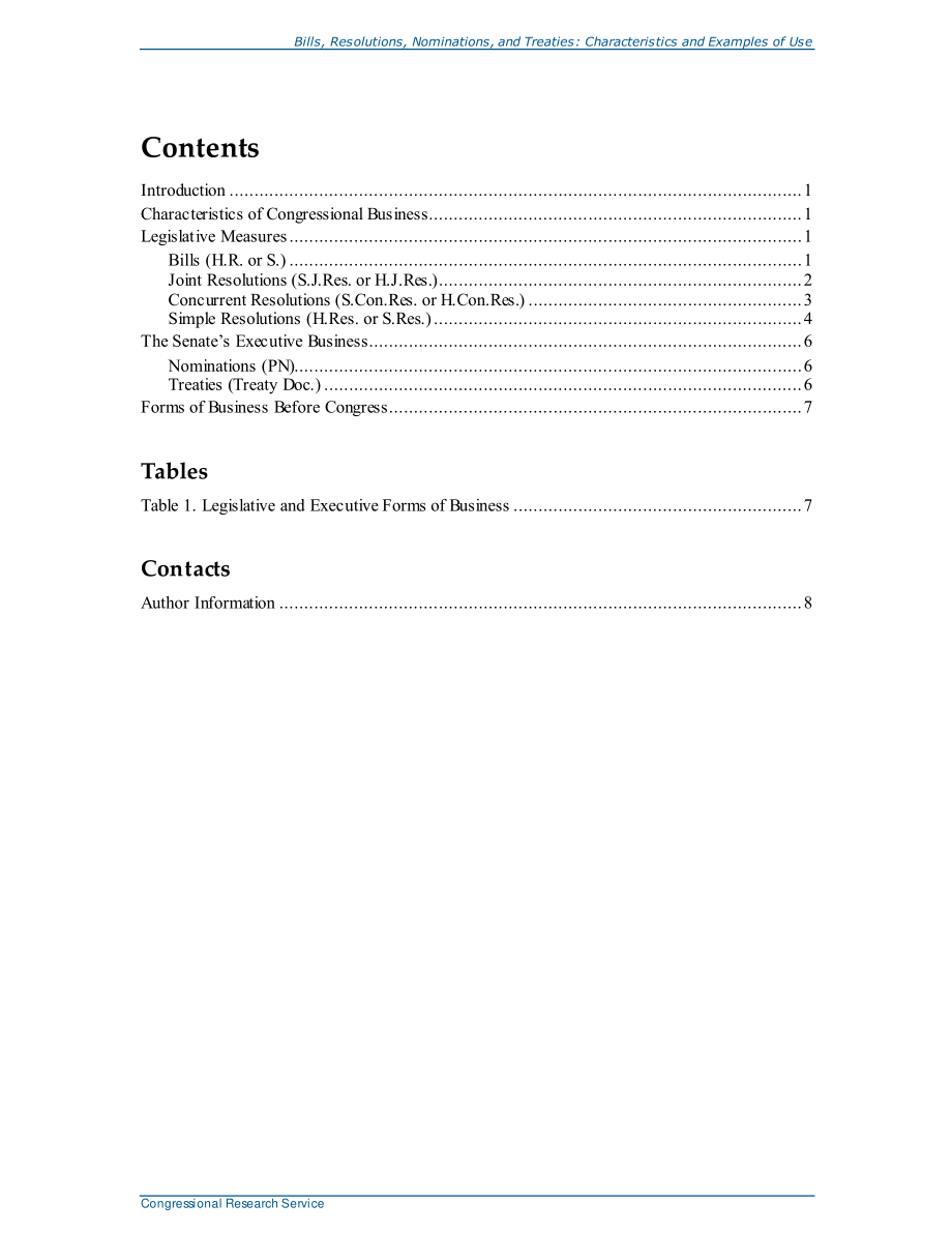 [20201116]R46603_法案、决议、提名和条约：特点和使用示例.pdf_第3页