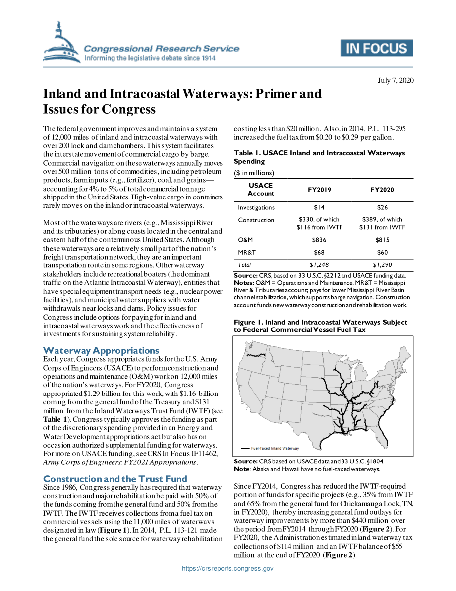 [20200707]IF11593_内陆和沿海水道：国会入门和议题.pdf_第1页
