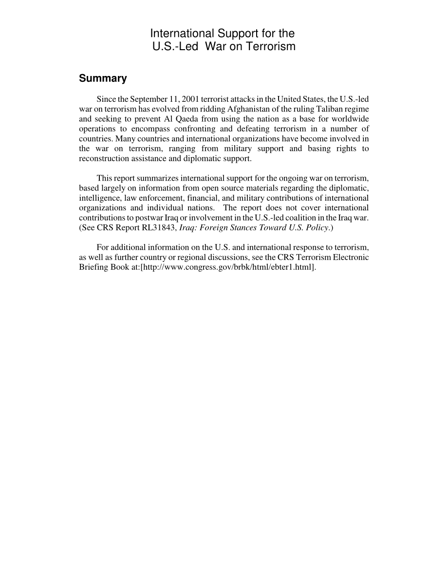 [20030808]RL31152_国际社会支持美国领导的反恐战争.pdf_第2页