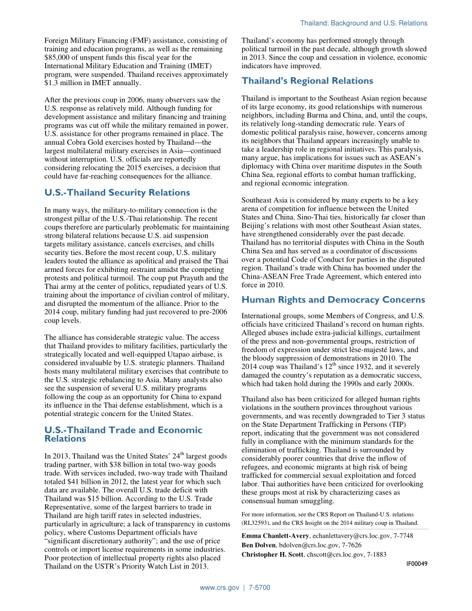 [20140828]IF00049_泰国：背景和美国关系.pdf_第2页