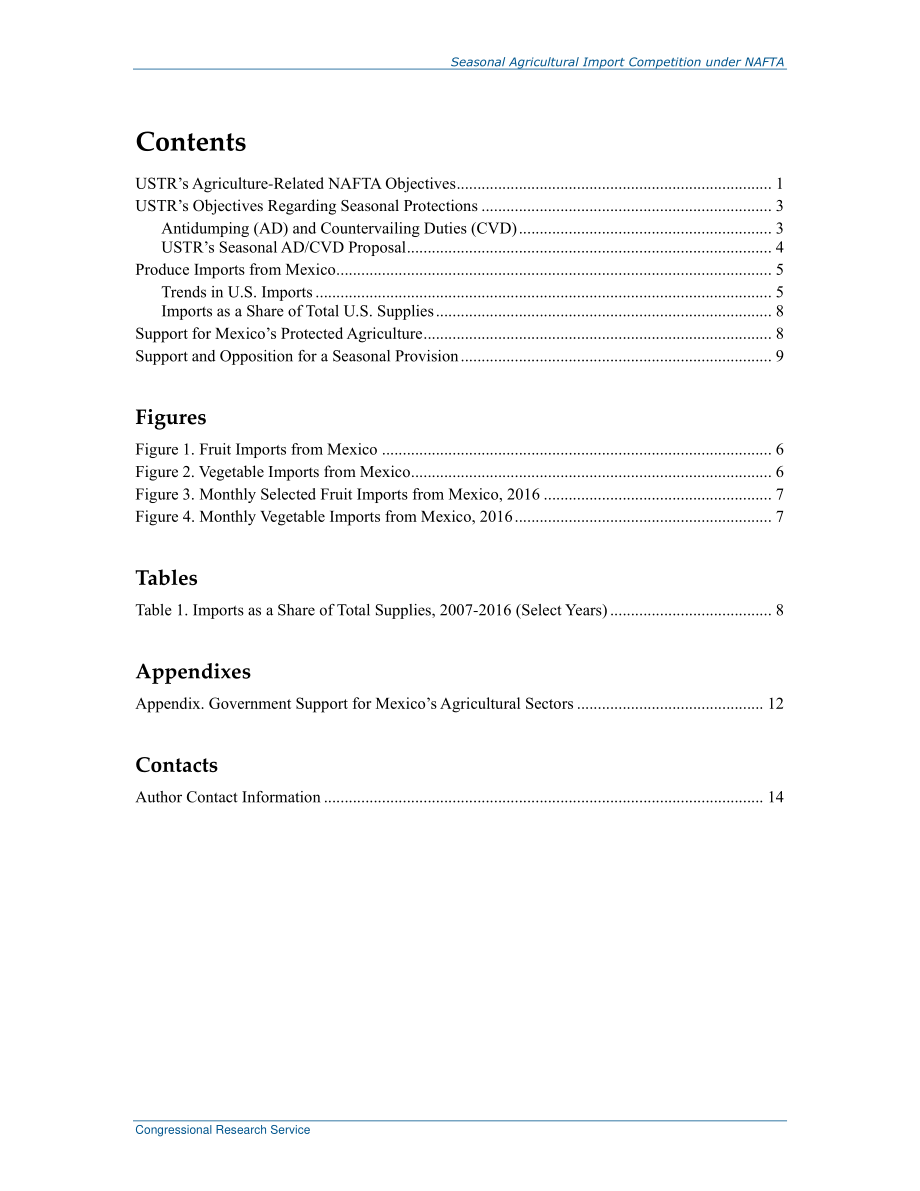 [20171207]R45038_NAFTA重新谈判中应对季节性农产品进口竞争的努力.pdf_第3页