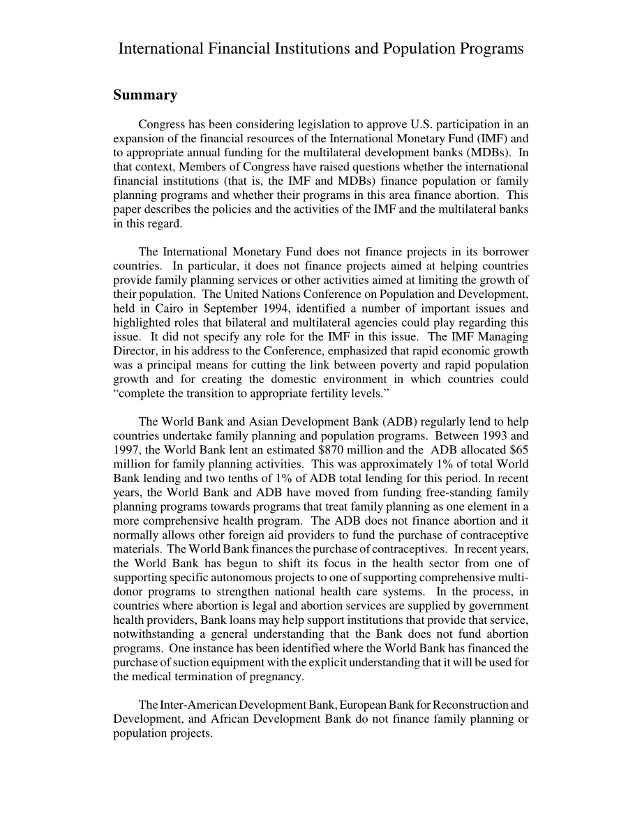 [19980327]98-303_国际金融机构和人口计划：当前活动概况.pdf_第3页
