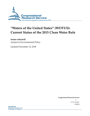 [20181212]R45424_“美国水域”（WOTUS）：2015年清洁水规则的现状.pdf