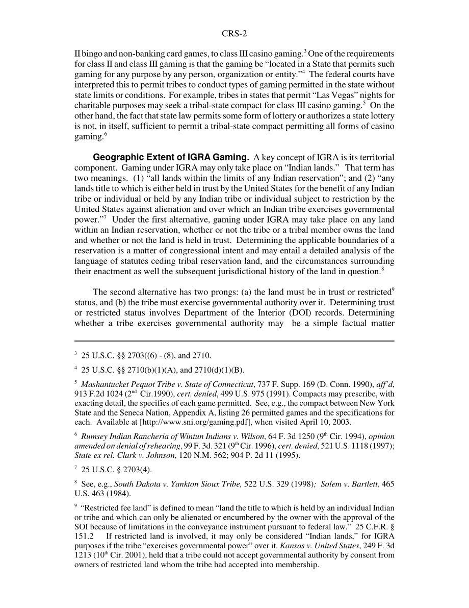 [20070402]RS21499_Indian Gaming Regulatory Act：在新收购的土地上赌博.pdf_第2页