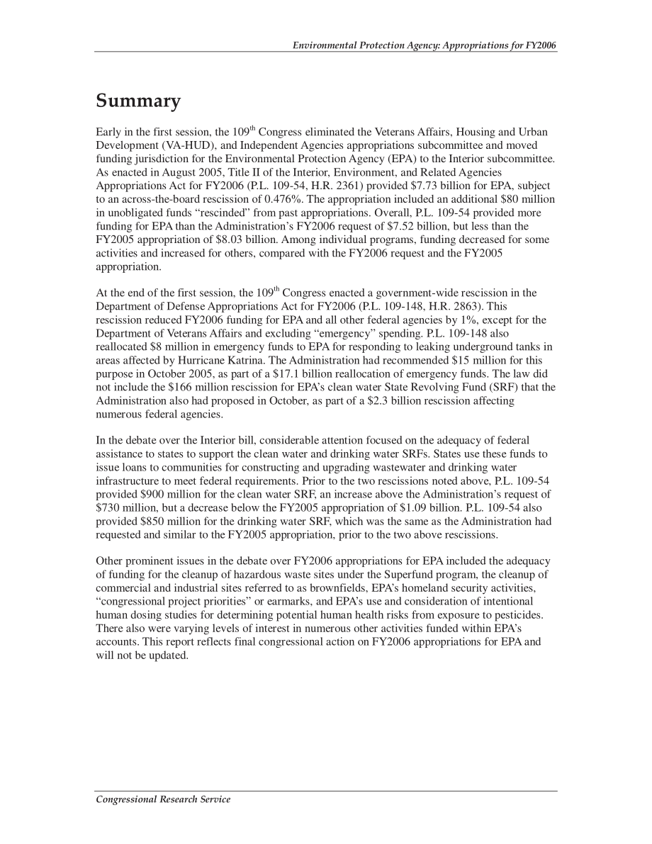 [20060120]RL32856_环境保护局：2006财年拨款.pdf_第2页
