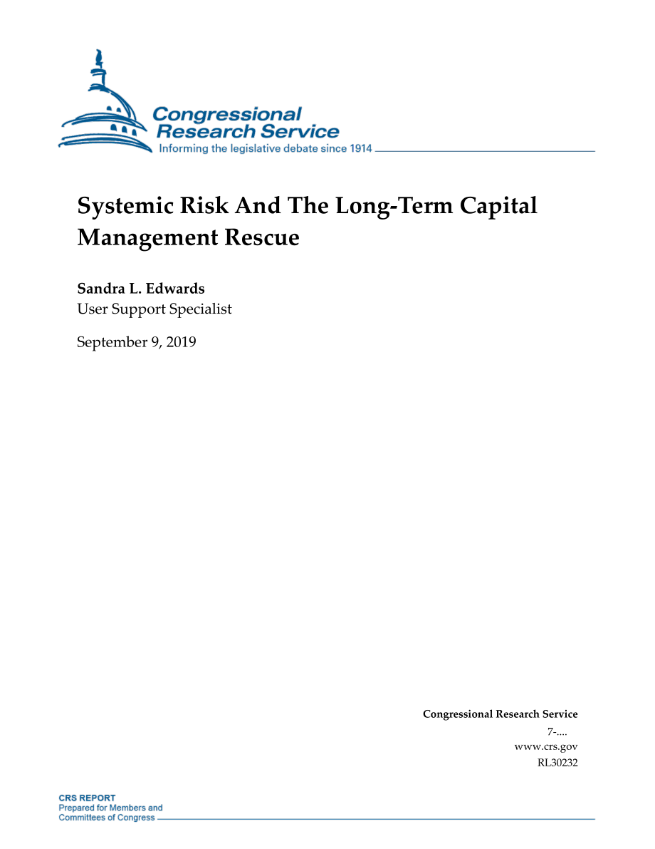 [20190909]RL30232_系统性风险与长期资本管理救助.pdf_第1页