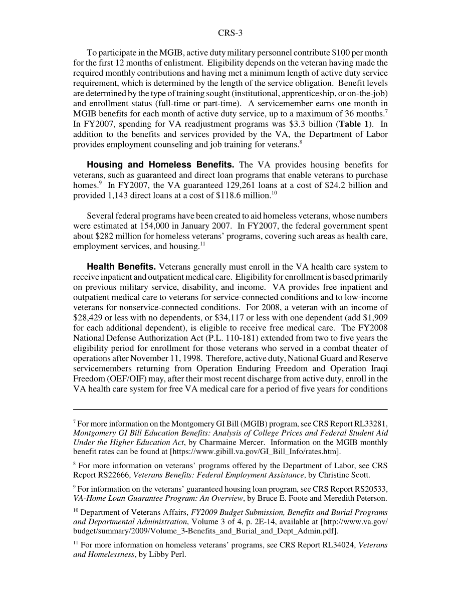 [20080625]RS22902_退伍军人福利：概述.pdf_第3页
