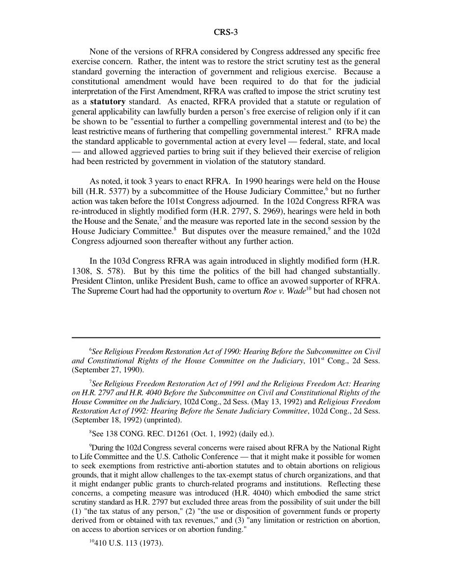 [19990121]97-795_宗教自由恢复法案：其兴起、衰落和现状.pdf_第3页