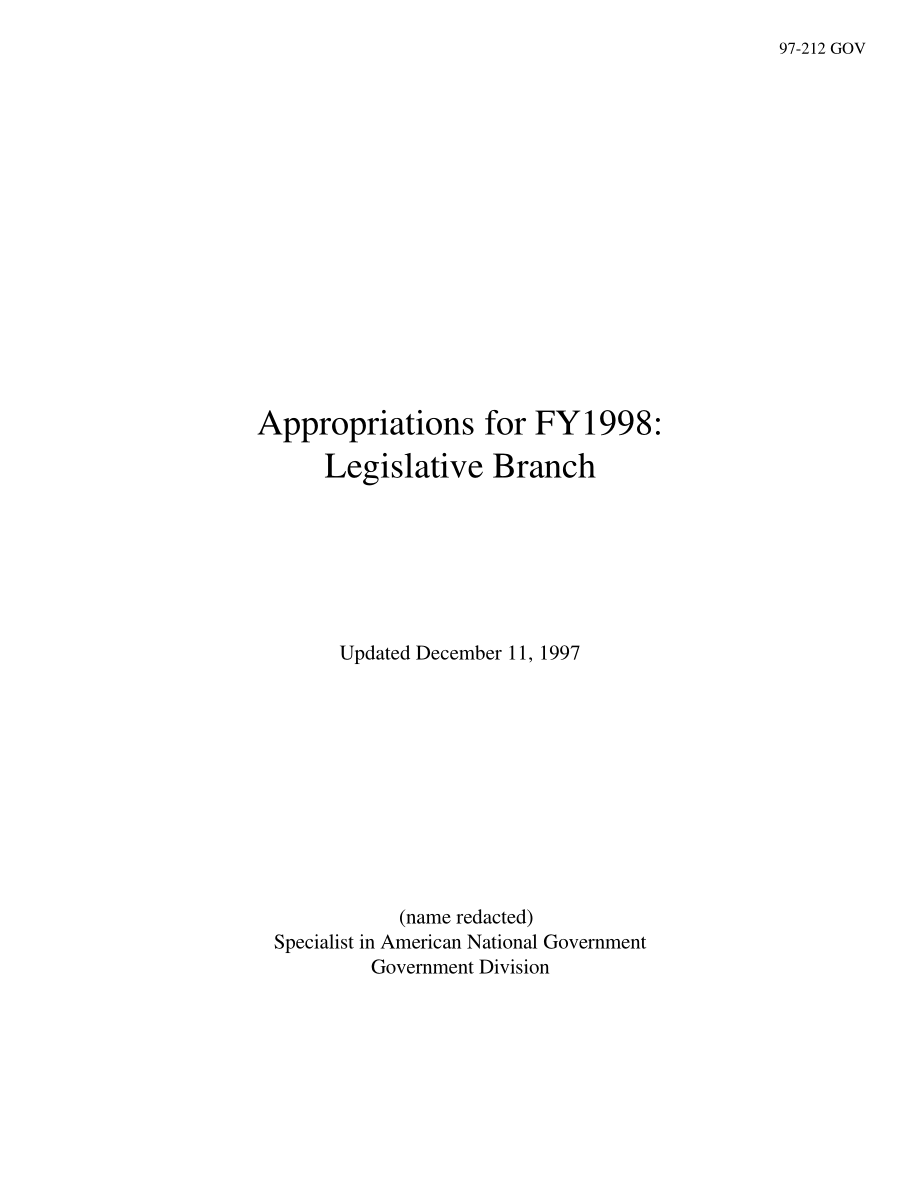 [19971211]97-212_1998财年拨款：立法部门.pdf_第1页