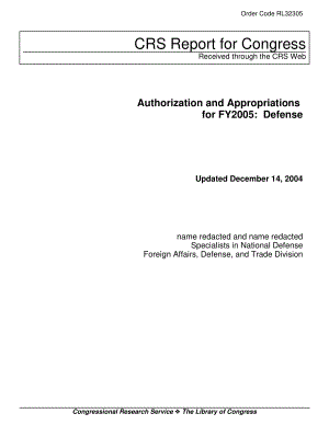 [20041214]RL32305_2005财年的授权和拨款：防守.pdf