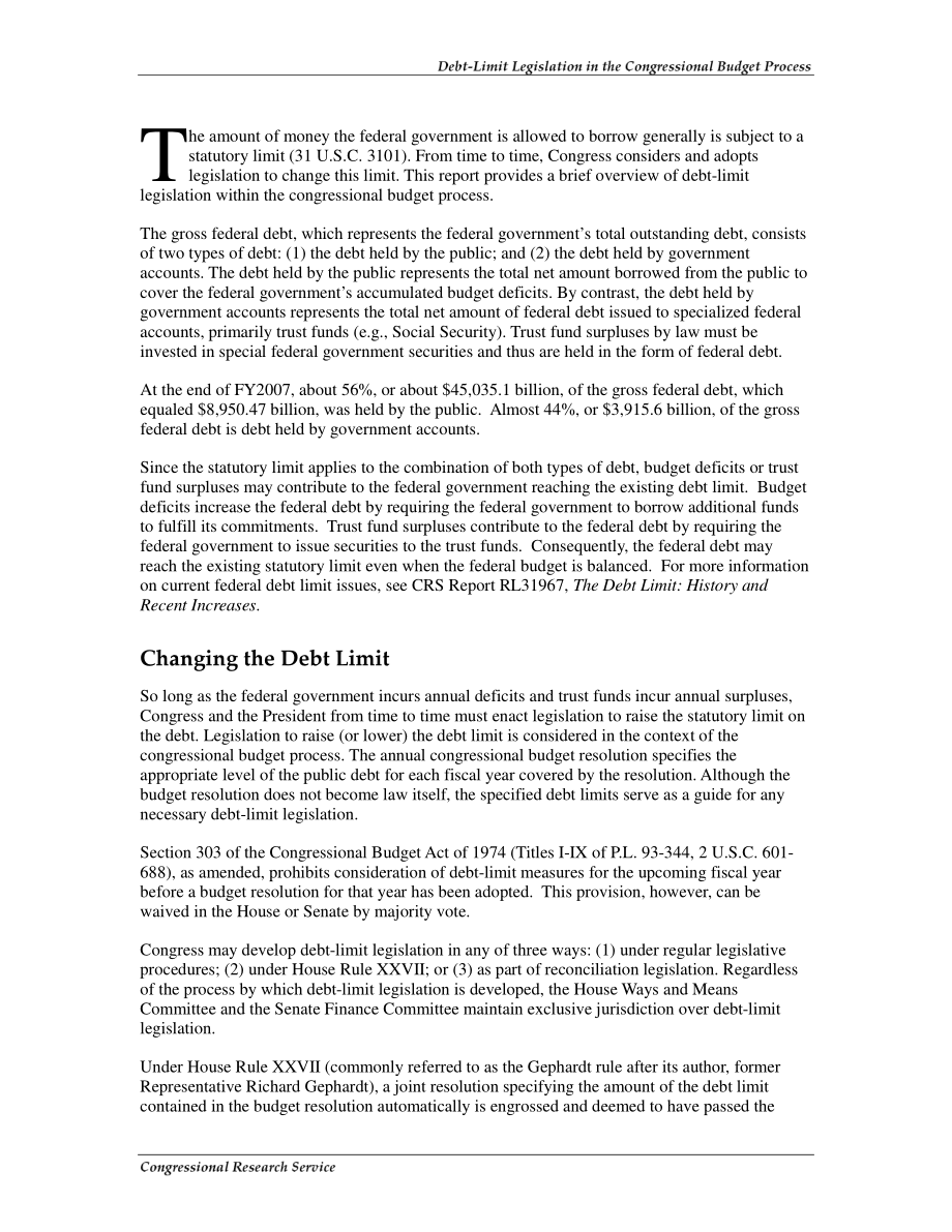 [20080626]98-453_国会预算过程中的债务限额立法.pdf_第2页