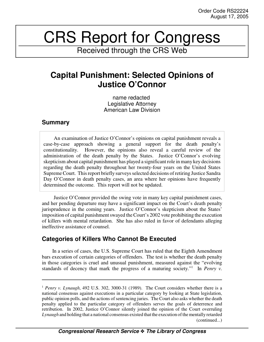[20050817]RS22224_死刑：奥康纳法官精选意见.pdf_第1页