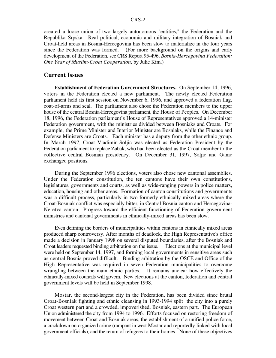 [19980626]96-526F_波斯尼亚穆斯林克罗地亚联邦：波斯尼亚和平的关键？.pdf_第2页