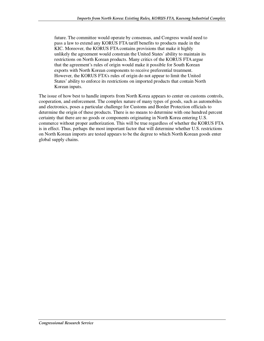 [20110623]R41843_从朝鲜进口：韩国自由贸易区和开城工业园区的现有规则、影响.pdf_第3页