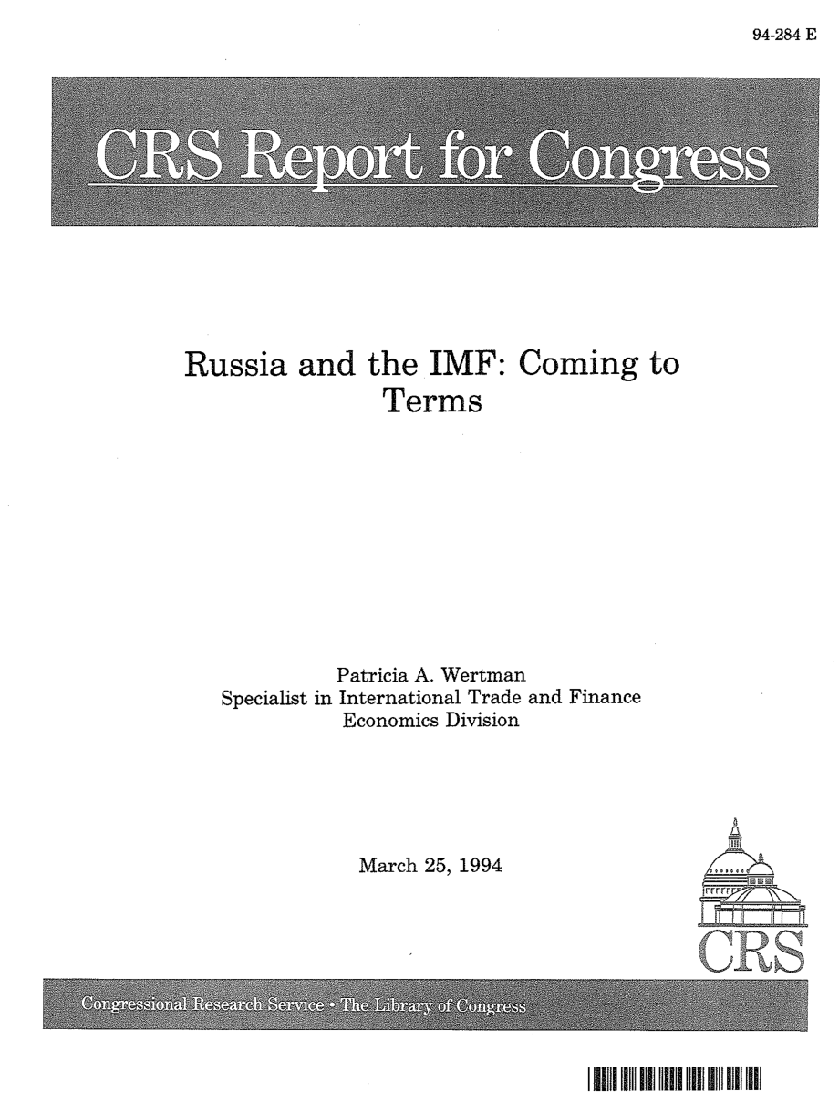 [19940325]94-284_俄罗斯和国际货币基金组织：达成协议.pdf_第1页