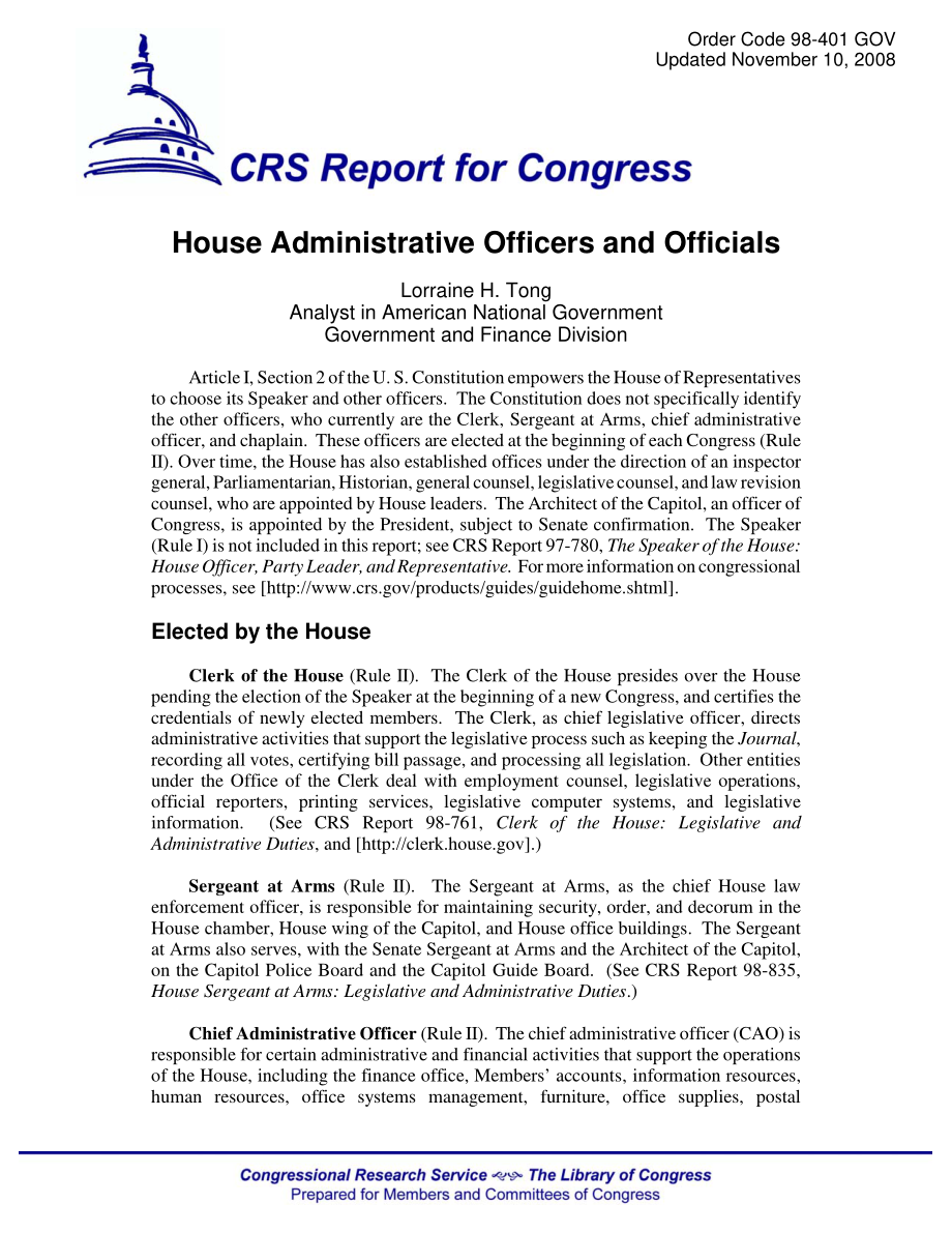 [20081110]98-401_众议院行政官员和官员.pdf_第1页