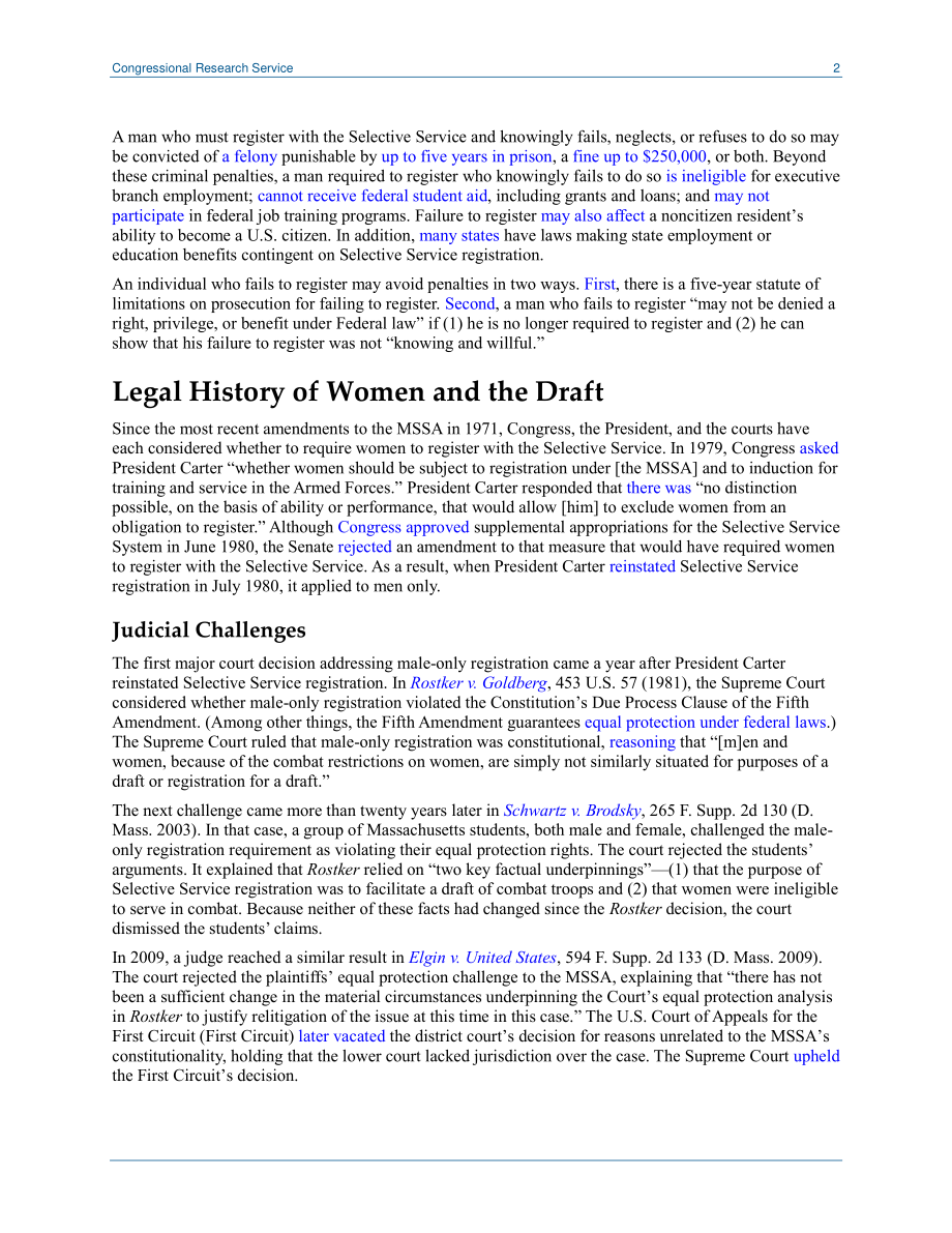 [20200914]LSB10491_扩展选择性服务：围绕妇女和草案的法律问题.pdf_第2页