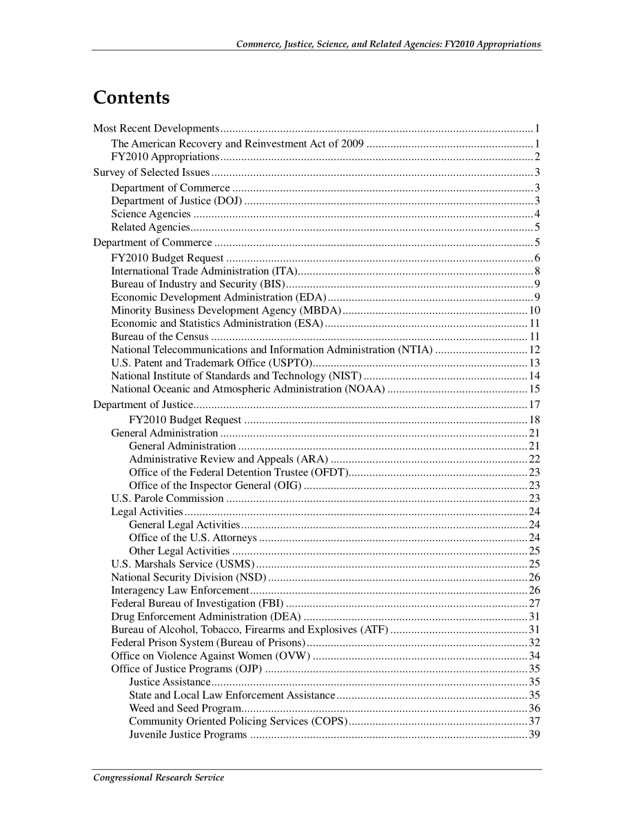 [20100119]R40644_商业、司法、科学和相关机构：2010财年拨款.pdf_第3页