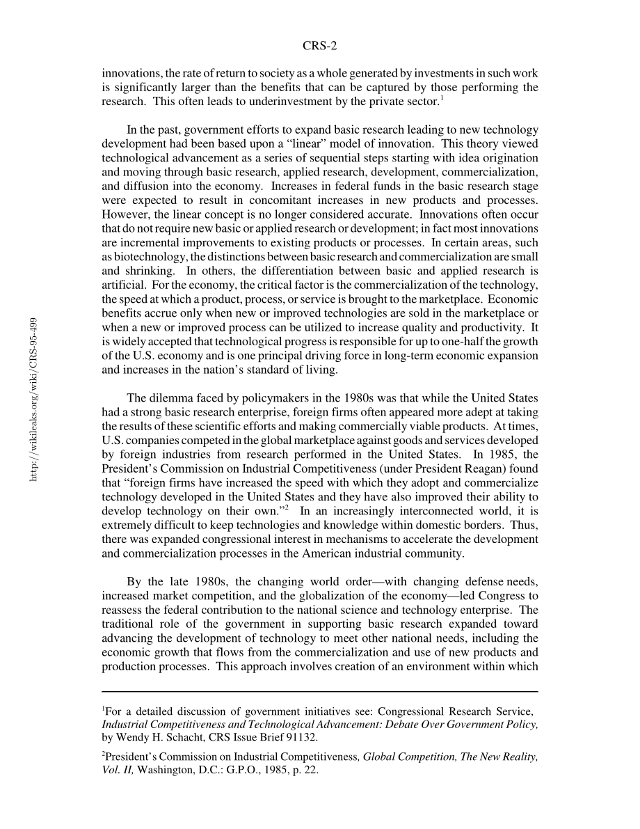 [19981117]95-499_研发伙伴关系：政府-行业合作.pdf_第2页