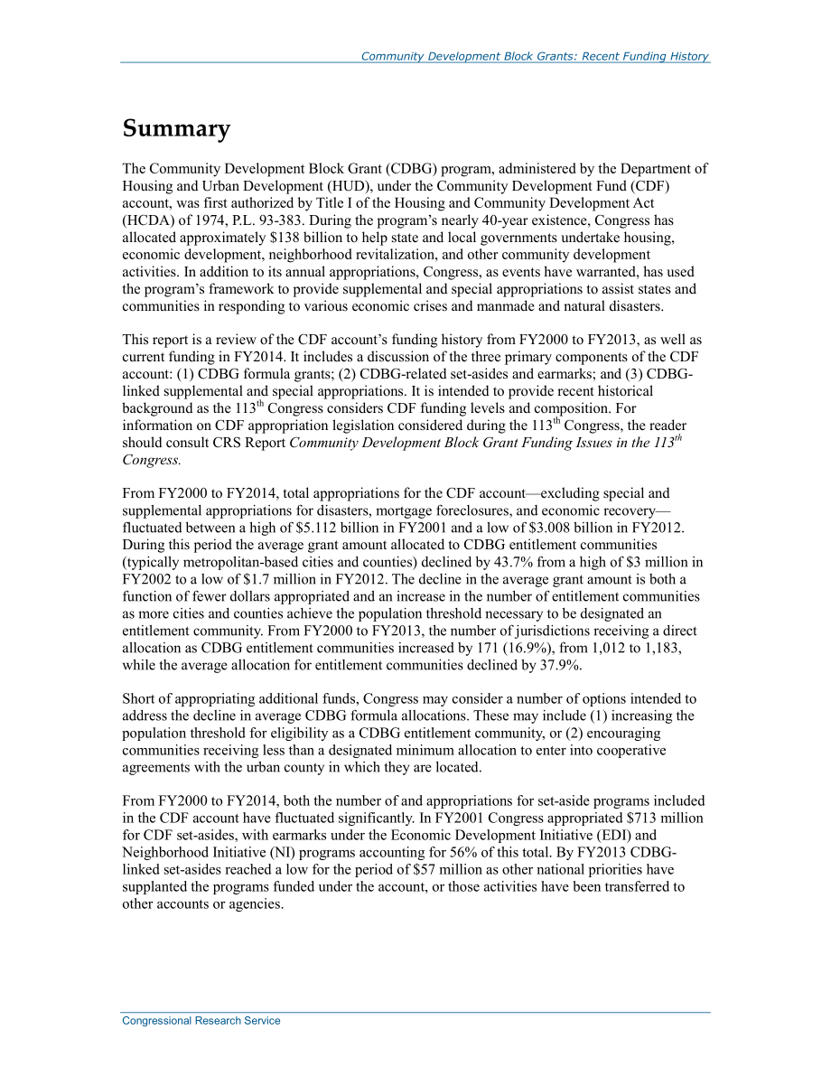 [20140206]R43394_社区发展整体拨款：最近的资金历史记录.pdf_第2页