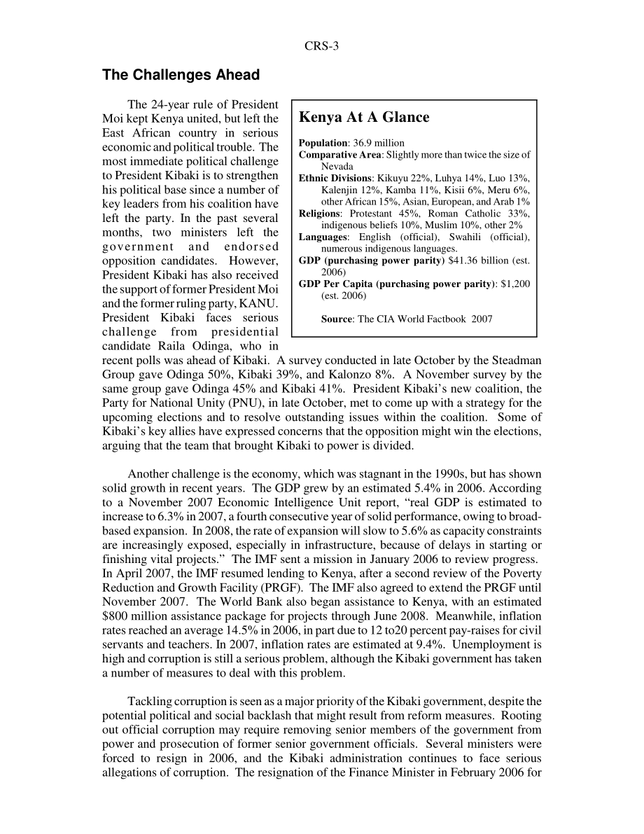 [20071128]RS22524_肯尼亚：当前状况和未来挑战.pdf_第3页