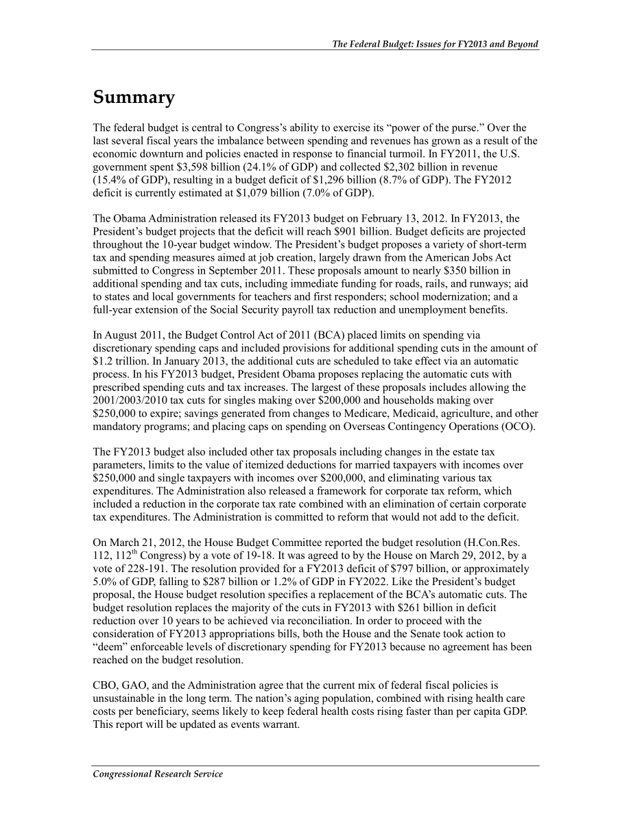 [20120501]R42362_联邦预算：2013财年及以后的问题.pdf_第2页