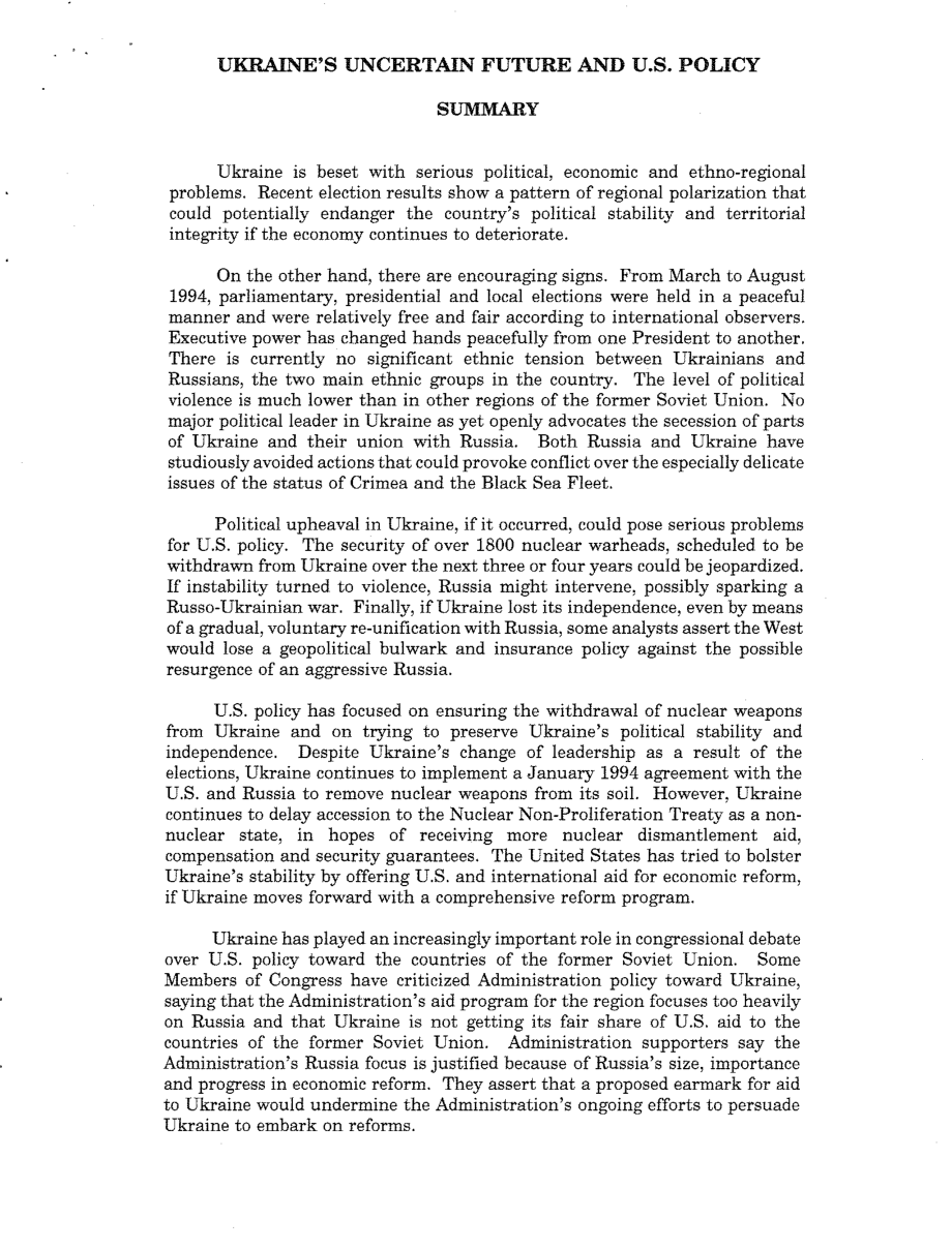 [19940921]94-738_乌克兰不确定的未来和美国s政策.pdf_第2页