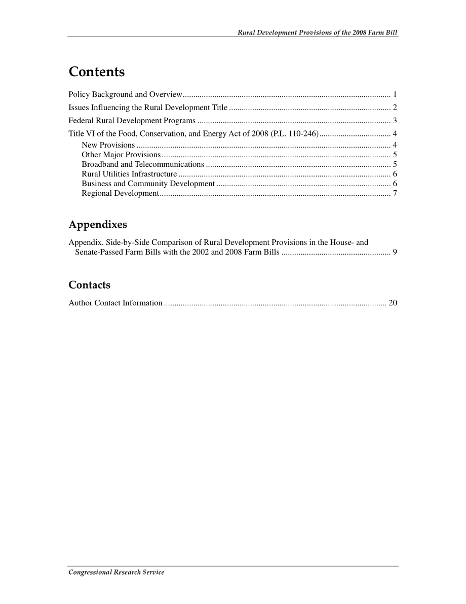 [20090116]RL34126_2008年农业法案的农村发展规定.pdf_第3页