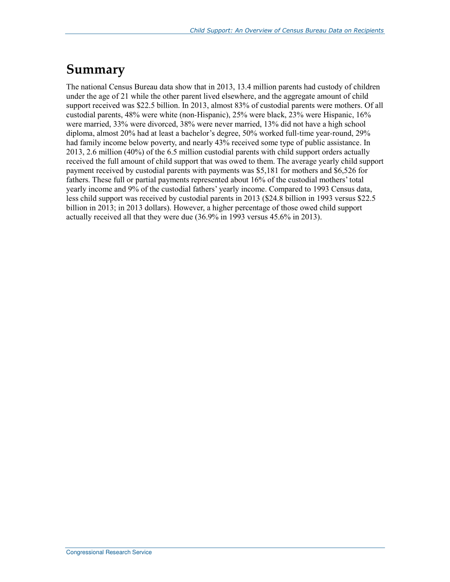 [20160301]RS22499_儿童抚养：人口普查局受助者数据概述.pdf_第2页