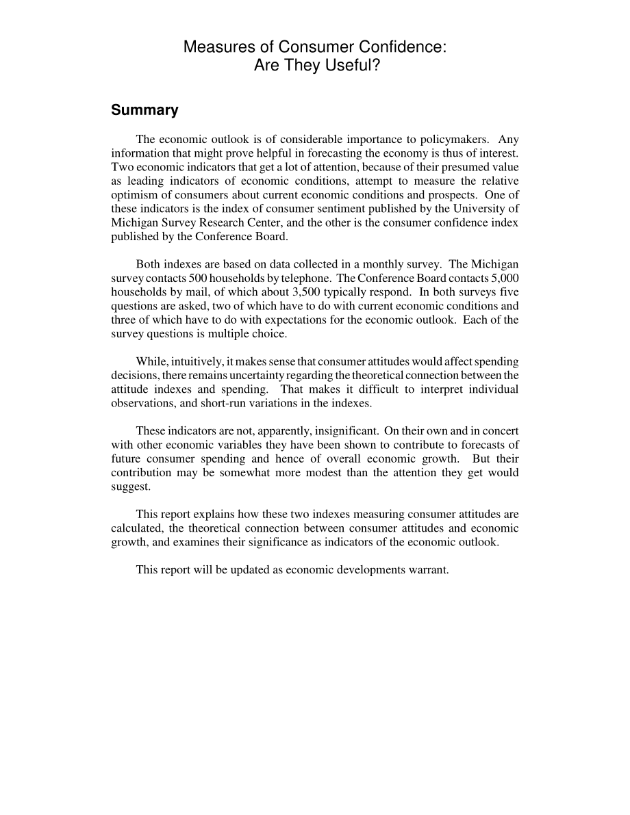 [20030602]RL31942_消费者信心的衡量标准：它们有用吗？.pdf_第2页