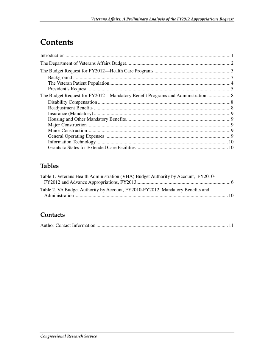 [20110315]R41688_退伍军人事务：2012财年拨款申请的初步分析 .pdf_第3页