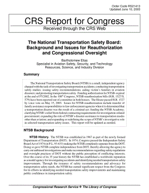 [20030610]RS21413_国家交通安全委员会：重新授权和国会监督的背景和问题.pdf