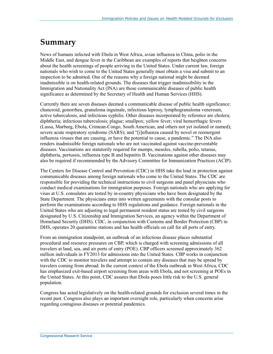 [20140813]R40570_移民政策和与健康相关的排斥理由问题.pdf_第2页