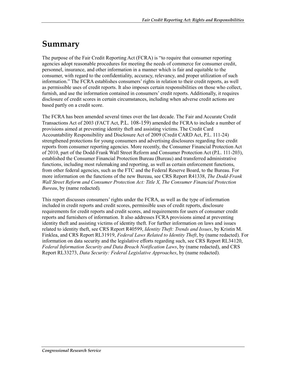 [20130410]RL31666_公平信用报告法：权利和责任.pdf_第2页