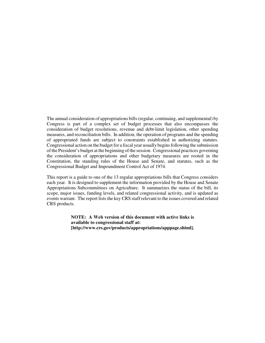 [20041209]RL32301_2005财年拨款：美国农业部及相关机构.pdf_第2页