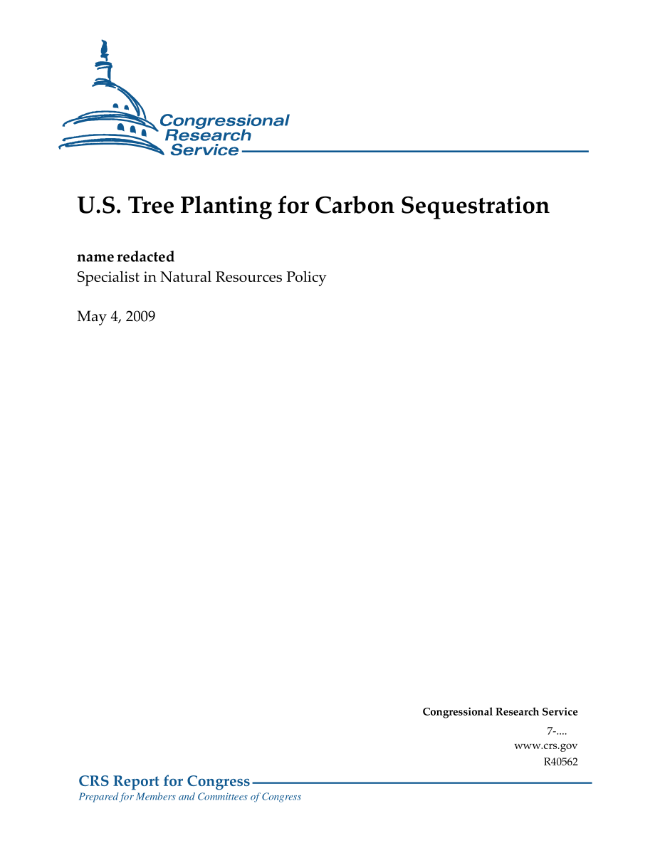 [20090504]R40562_美国植树固碳.pdf_第1页