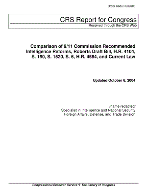 [20041006]RL32600_9.11委员会建议的情报改革比较罗伯茨法案草案H.R.4104S.190S.1520S.6H.R.4584和现行法律.pdf