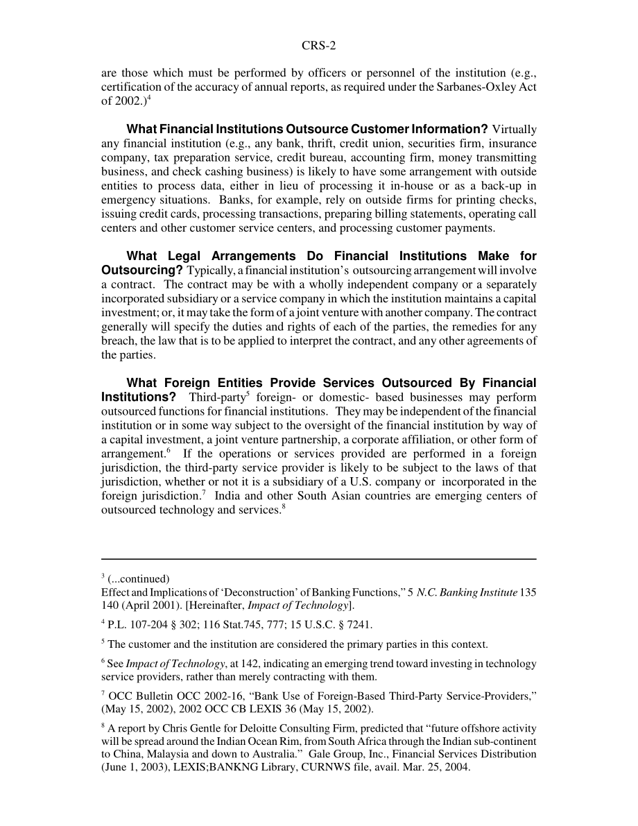 [20040609]RS21809_金融服务业外包和隐私法的实施.pdf_第2页