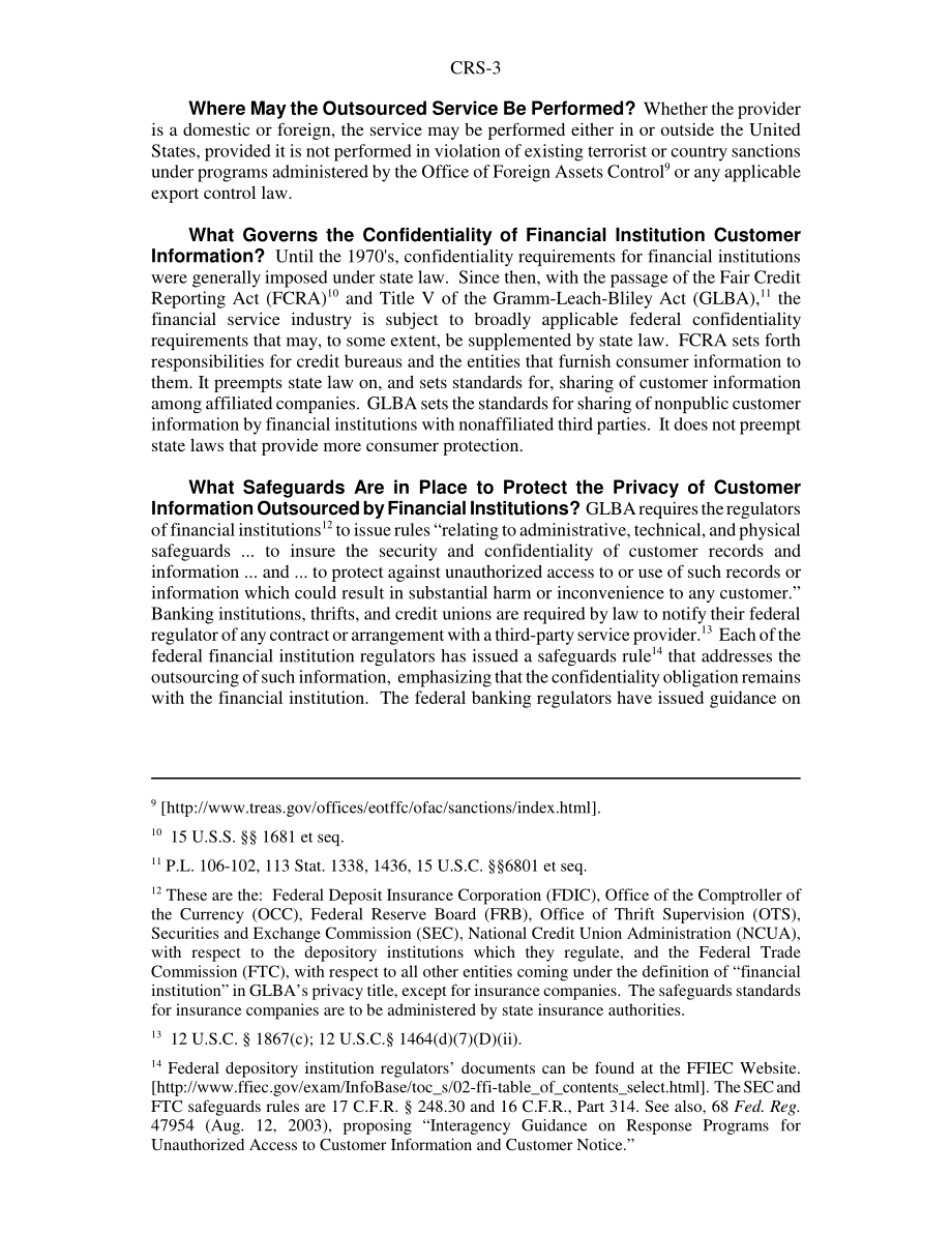 [20040609]RS21809_金融服务业外包和隐私法的实施.pdf_第3页
