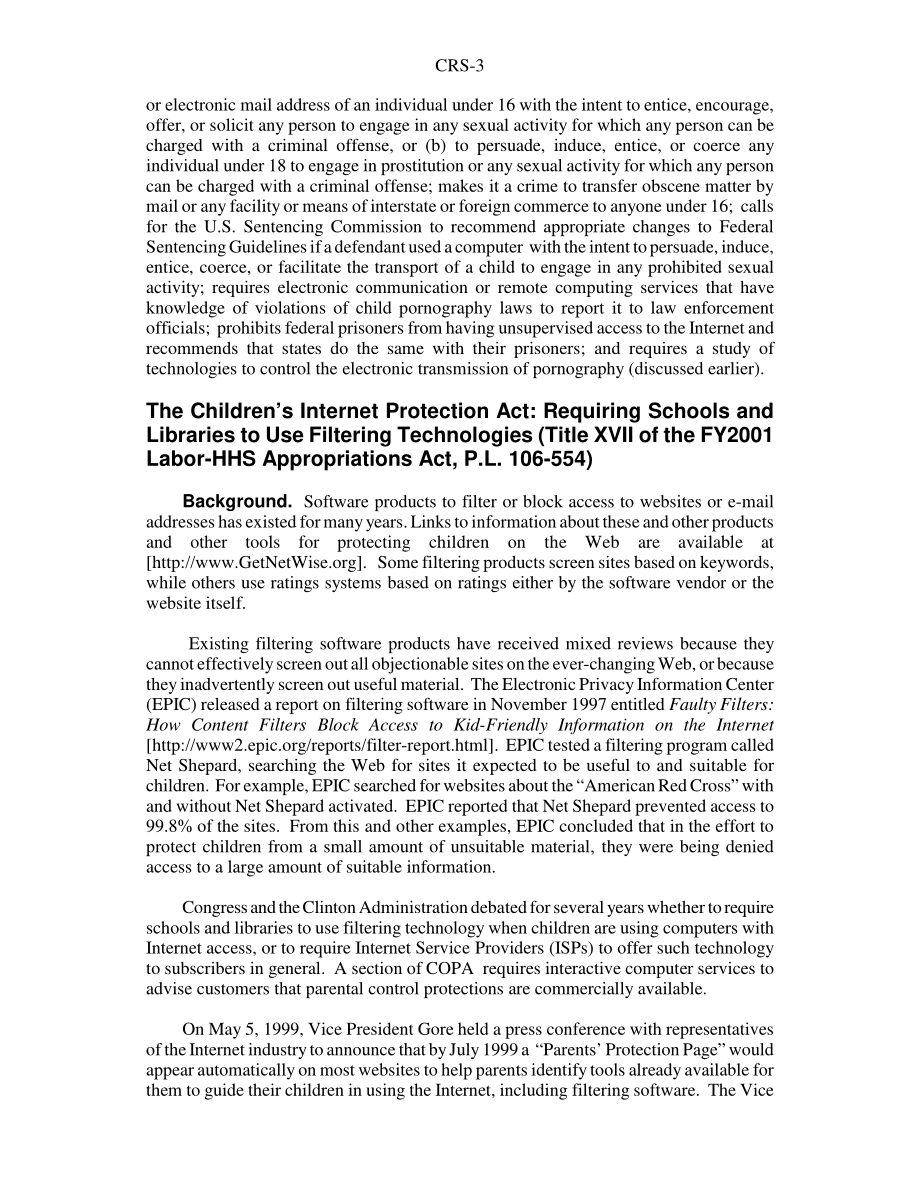 [20050816]RS20036_互联网保护儿童免受不合适的材料和性侵犯：第106届大会历史信息.pdf_第3页