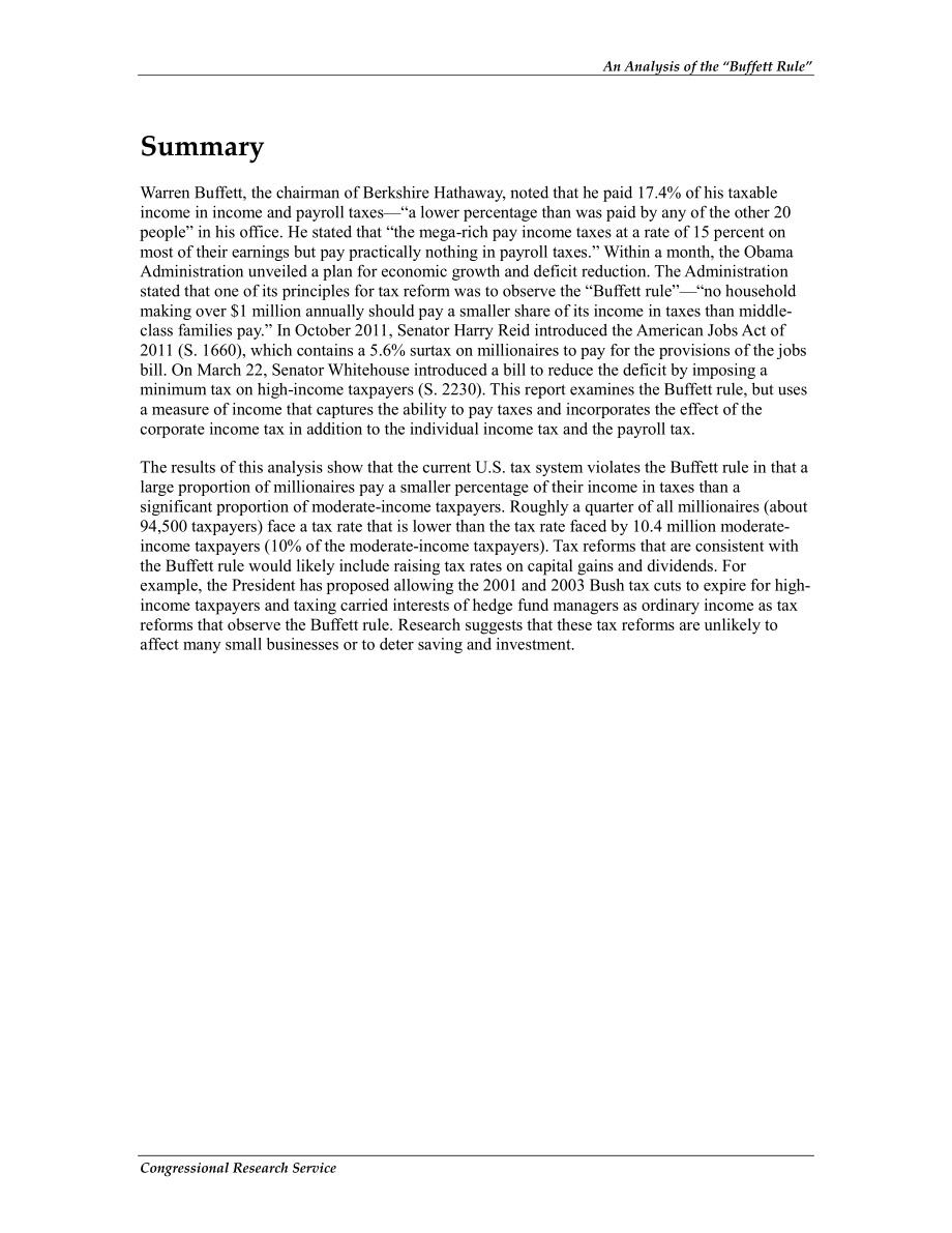 [20120328]R42043_“巴菲特规则”分析.pdf_第2页
