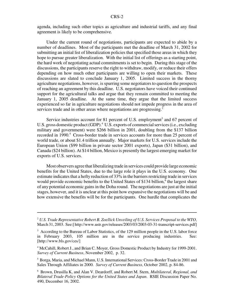 [20030902]RS21492_世贸组织服务业谈判：美国报价概述.pdf_第2页