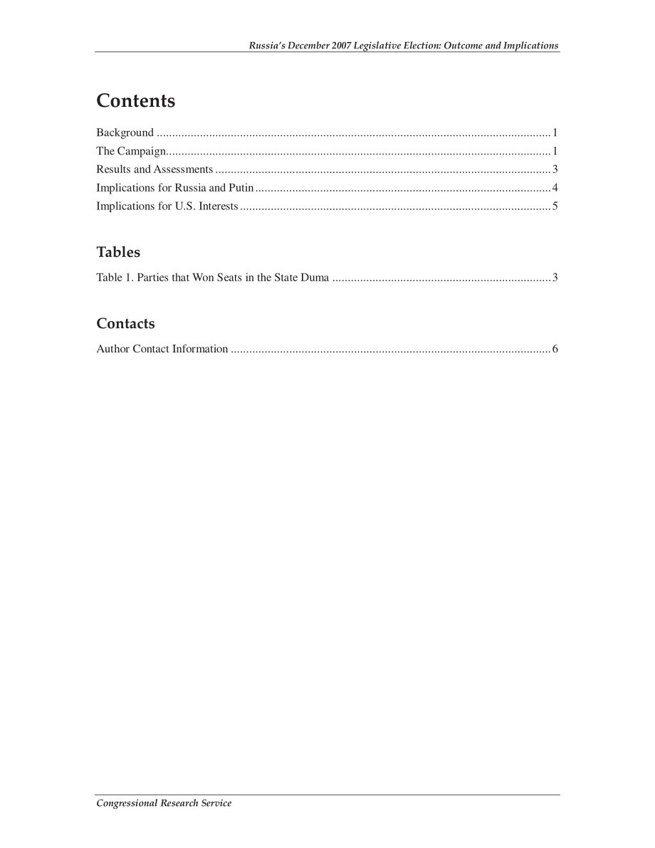 [20071210]RS22770_俄罗斯2007年12月的立法选举：结果和影响.pdf_第3页